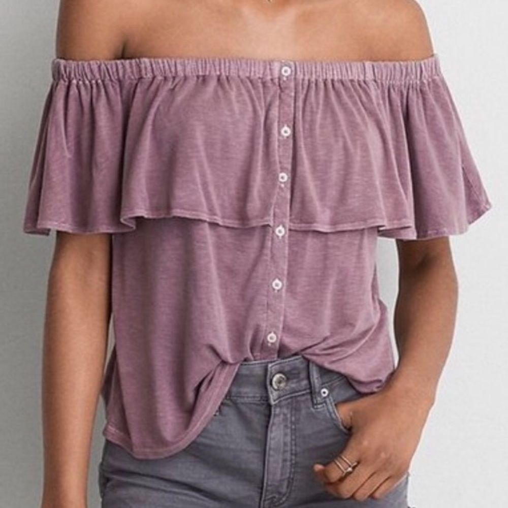 COPY - AEO Soft&Sexy Purple Top